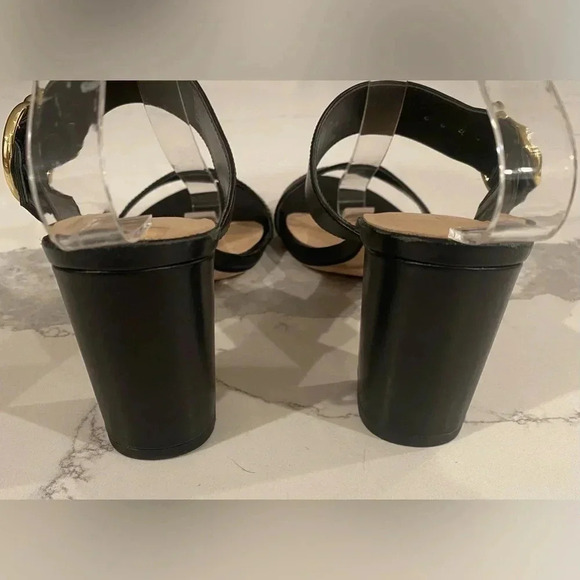 Stuart Weitzman Women’s Belinda 75 Leather 3” Heel Slide Sandal Black Size 6 NEW - Picture 7 of 10